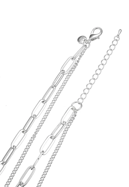 Leslii Kurze Layering-Halskette Blau