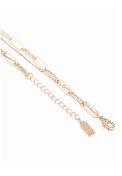 Leslii Kurze Layering Halskette Mit Perlen