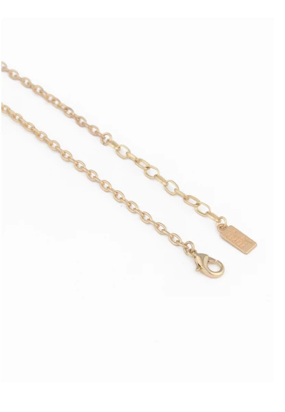 Leslii Lange Gliederkette In Blau Gold