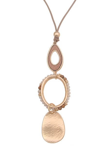 Leslii Lange Halskette - 02/gold