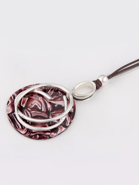 Leslii Lange Halskette - 25/coffee