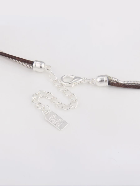 Leslii Lange Halskette - 25/coffee