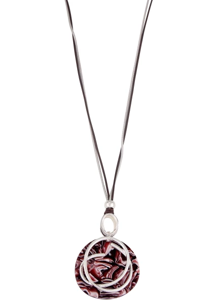 Leslii Lange Halskette - 25/coffee