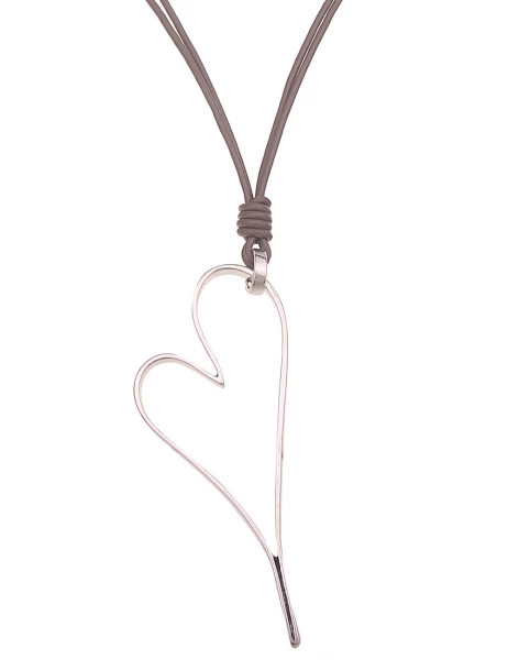 Leslii Lange Halskette - 26/taupe