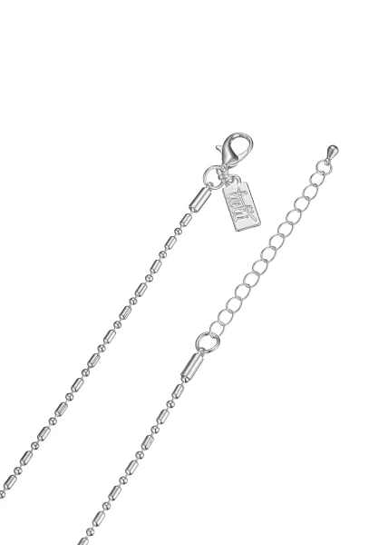 Leslii Lange Halskette Blatt Silber