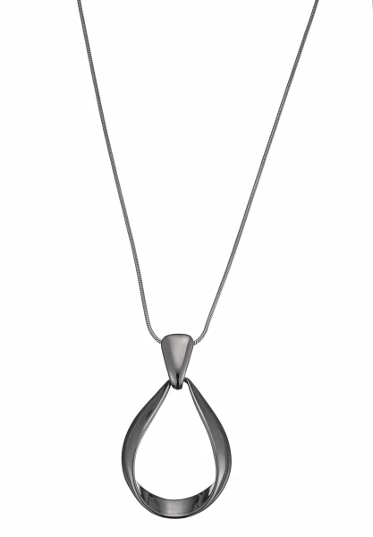 Leslii Lange Halskette Drop Gunmetal