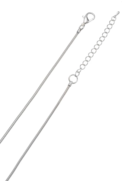 Leslii Lange Halskette Feder Silber