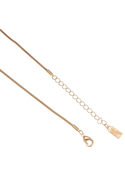 Leslii Lange Halskette Ginko In Gold