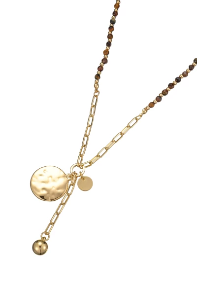 Leslii Lange Halskette Glieder Gold