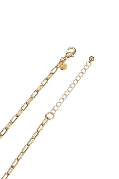 Leslii Lange Halskette Glieder Gold