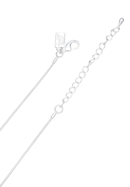 Leslii Lange Halskette Leaf Silber