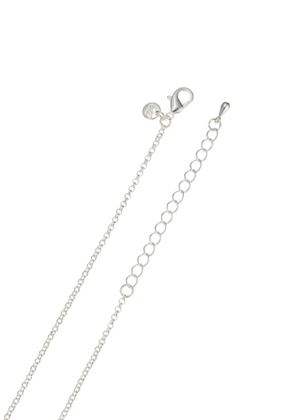 Leslii Lange Halskette Matt Look In Silber