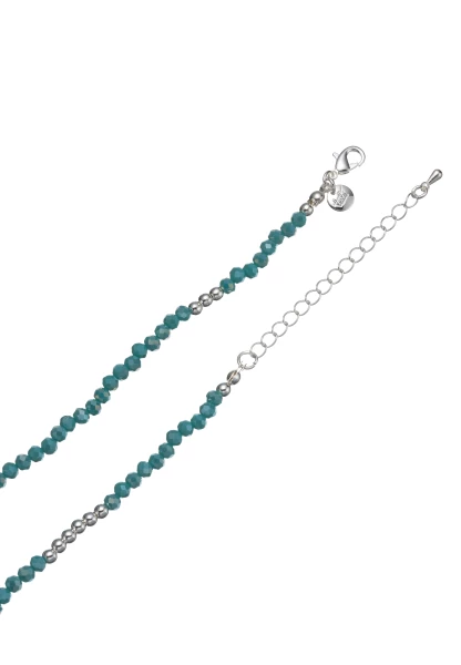 Leslii Lange Halskette Mit Krisitallsteine