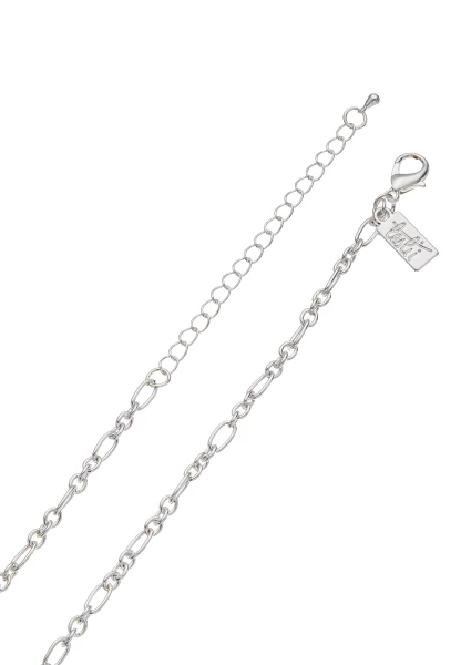 Leslii Lange Halskette Natursteine Rost Orange Rot