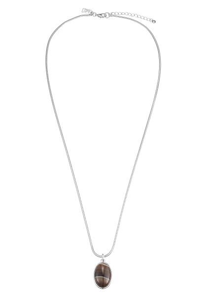 Leslii lange Halskette Oval