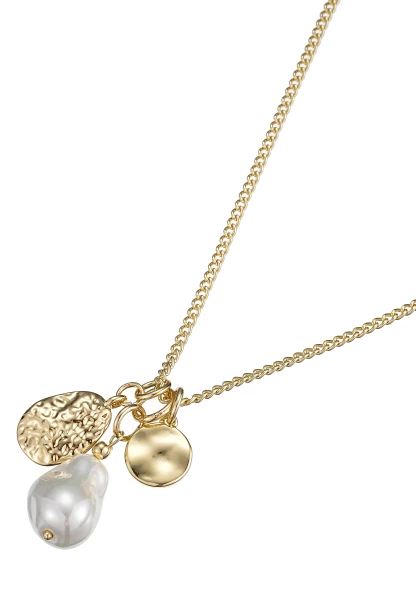 Leslii Lange Halskette Perle Gold