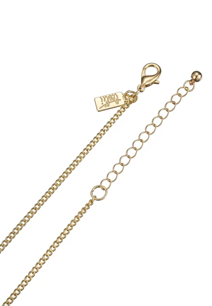 Leslii Lange Halskette Perle Gold