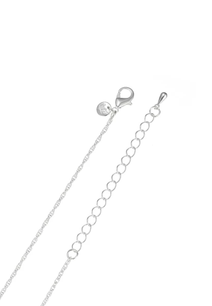 Leslii Lange Halskette Perlen Oval In Silber