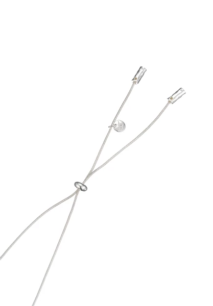 Leslii Lange Halskette Spiralanhänger Perle