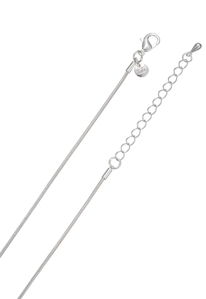 Leslii Lange Halskette Spiralring Strass