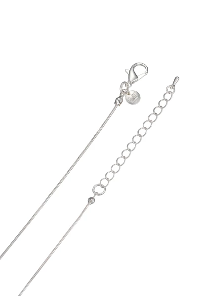 Leslii Lange Halskette Steinanhänger Lila