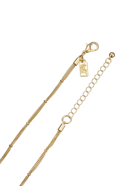 Leslii Lange Halskette Steinanhänger Süßwasserperle