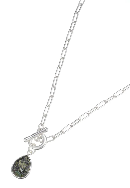 Leslii Lange Halskette Steinträne