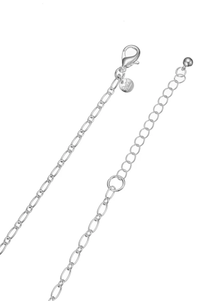 Leslii Lange Halskette Stone Silber