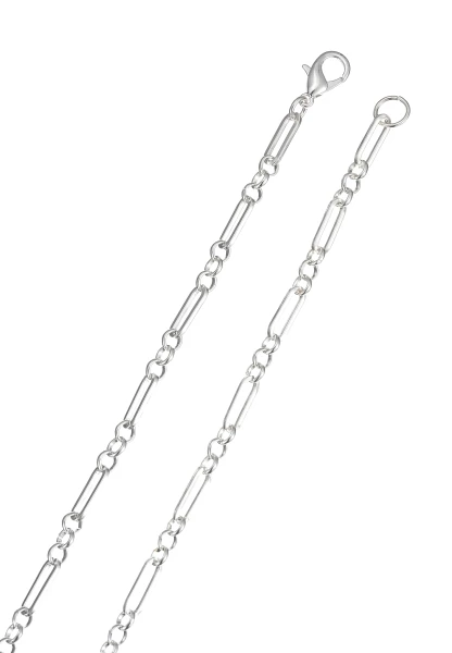 Leslii Lange Halskette Stone Silber Braun