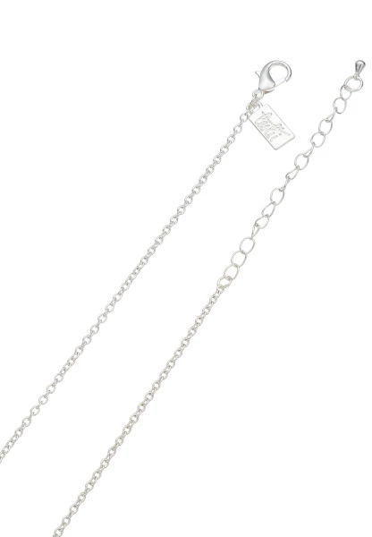 Leslii Lange Halskette Tropfen In Silber