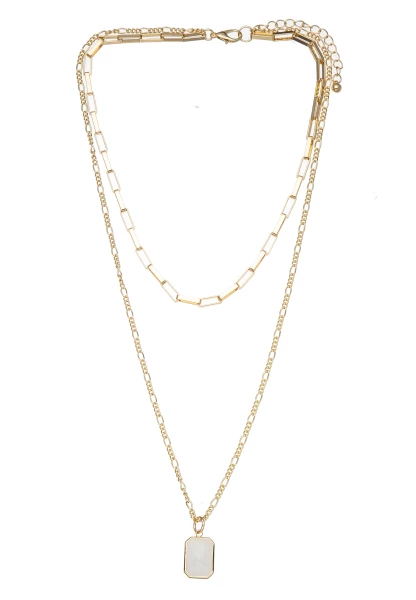 Leslii Lange Kette Layering Gold