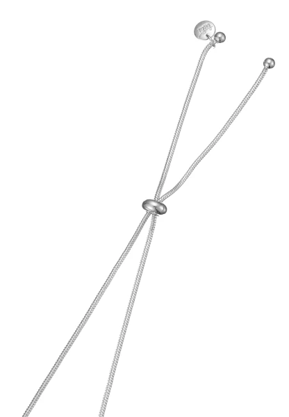 Leslii Lange Kette Ornament Silber