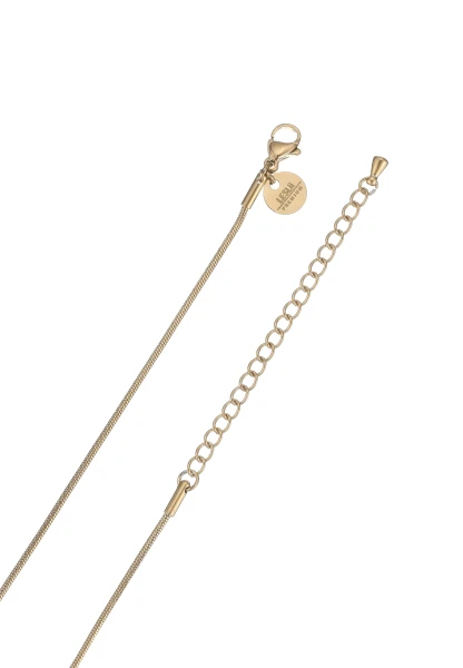 Leslii Lange Kette Ringe Edelstahl Gold