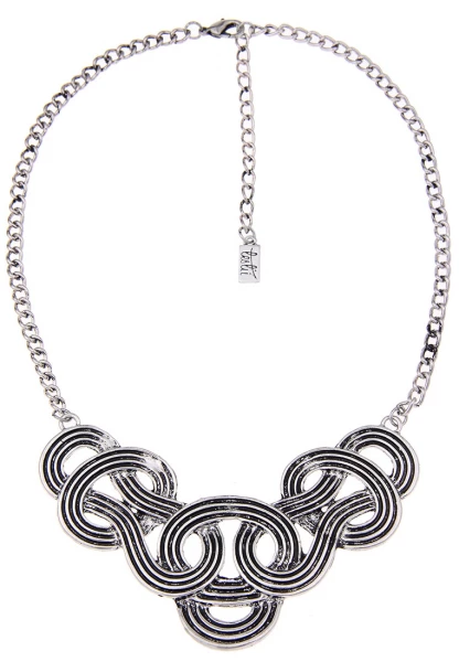 Leslii Last Chance Kurze Kette Geflecht - 01/silber