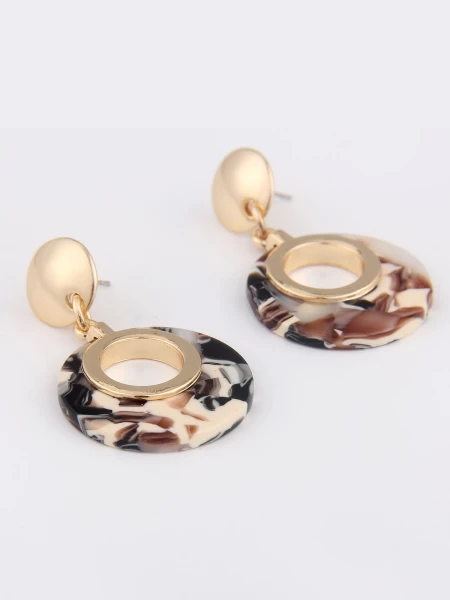 Leslii Ohrhänger Gemustert In Gold