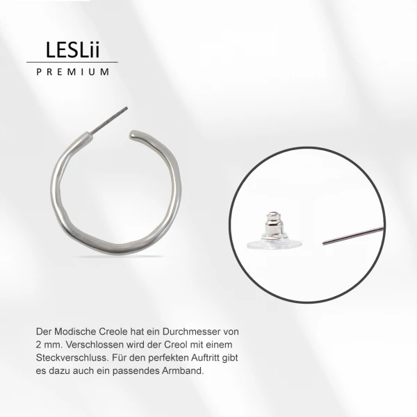 Leslii Ohrring - 01/silber