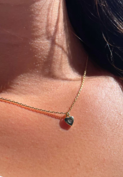 Leslii Recycled Herzkette