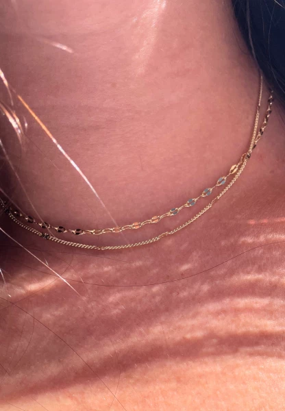 Leslii Recycled Layering Halskette