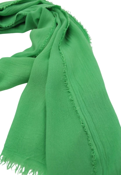 Leslii Schal Uni Viskose Bambus Natur-Schal Grüner Schal Einfarbig Nachhaltig Bamboo Smaragd