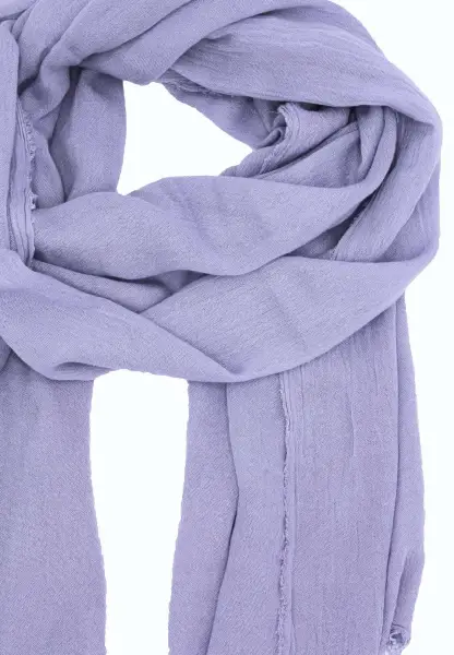 Leslii Schal Uni Viskose Bambus Natur-Schal Lila Schal Einfarbig Nachhaltig Bamboo Flieder