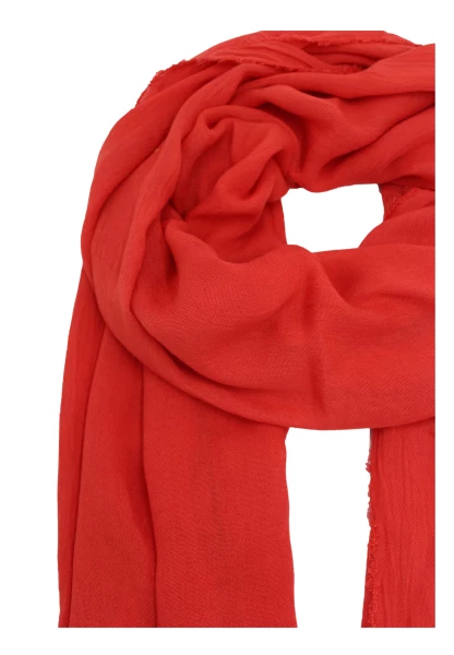 Leslii Schal Uni Viskose Bambus Natur-Schal Roter Schal Einfarbig Nachhaltig Bamboo Rot