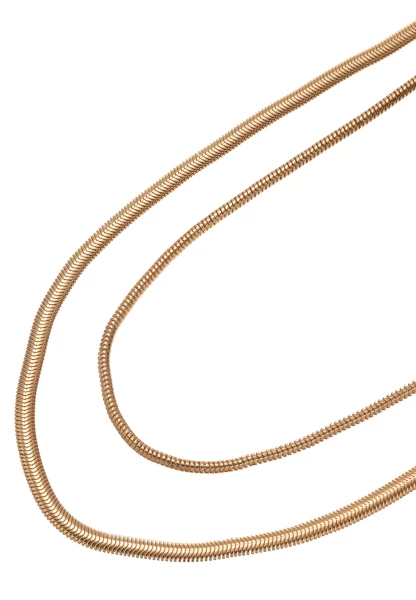 Leslii Schlangenkette Twice Gold