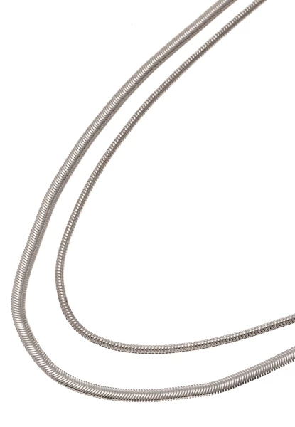 Leslii Schlangenkette Twice Silber