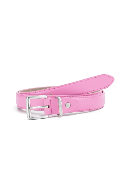 Leslii schmaler Gürtel Leder/PU | Pink Leslii schmaler Gürtel Leder/PU | Pink