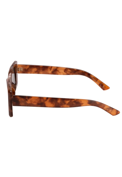 Leslii Sonnenbrille 90ies Eckige Brille Damen Sunglasses Designerbrille In Braun