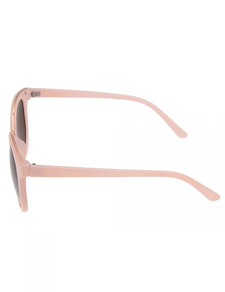 Leslii Sonnenbrille Damen Classic-Look Designerbrille Sunglasses Rosa Kunststoff