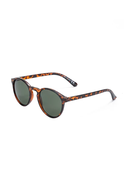 Leslii Sonnenbrille Damen Horn-Look Sunglasses In Braun