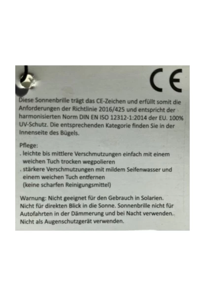 Leslii Sonnenbrille Damen Kanten-Look Horn-Optik Braune Designerbrille Sunglasses Kunststoff Braun