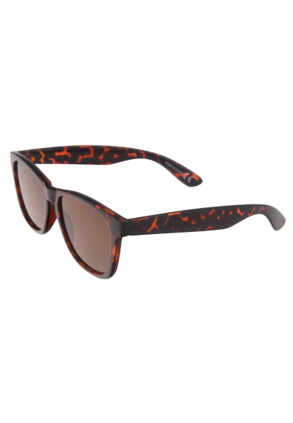 Leslii Sonnenbrille Damen Smart Braune Hornlook-Brille Designerbrille Sunglasses Kunststoff Braun