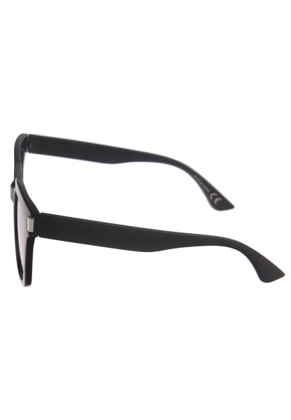 Leslii Sonnenbrille Damen Statement Schwarze Designerbrille Sunglasses Kunststoff Schwarz